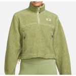 Nike  therma-fit green Sherpa quarter zip sweatshirt XS Photo 1