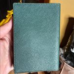 Kate Spade Forest Green Fox Passport Holder Blaze A Trail Leather Photo 5