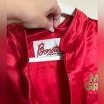 American Vintage Vintage Betty Boop Satin Bomber Jacket Sz Medium Oversized Red Photo 5