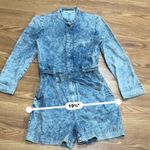 Stella McCartney acid wash Denim short long sleeve overalls size 38 Photo 5