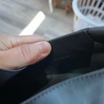 Vince  Black Leather Corbin Slip On Sneaker Shoes Womens Size 10 Photo 5