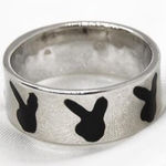 Playboy Bunny Ring Silver Photo 0