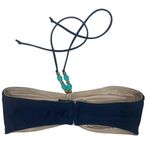 Shoshanna  NWT tropezian blue beaded swimsuit M C Photo 2