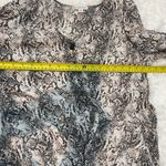Ophelia Roe  v-neck snakeskin 3/4 sleeve flowy blouse top shirt woman’s XL Photo 6