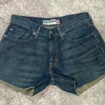 Levi's Levi’s 514 Women’s Dark Wash Cut Offs Slim Straight Denim Jean Shorts Sz 31 Photo 0