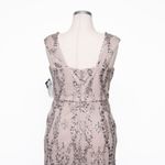 Alex Evenings  -  Sequined Embroidered Square-Neck Gown Photo 10