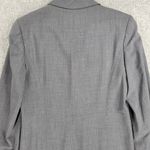 Versione Longline Trench Suit Jacket Womens 4 Gray Wool Lightweight Career Italy Photo 12