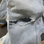 American Eagle  Women's Jeans 90's Skinny Open Knee Light Wash Size 14 Photo 5