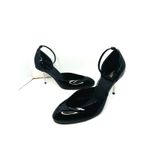 Sportmax Black Leather Mary Jane Pumps Size EU 37 Classic Heel Dress Shoes Photo 8