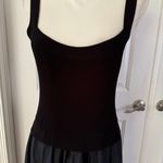 Calvin Klein Solid Knit/Woven Combination Midi Dress Photo 4