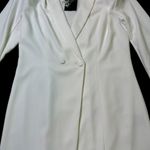 NBD x Revolve Como La Flor Suit Blazer Mini Dress White Size Medium Women's Photo 5