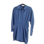 ZARA ✨ Blue Pleated Shirt Dress✨ Photo 10