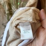 Christopher & Banks  Cream and Green Floral Long Sleeve Top xl Photo 3