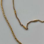 Jenny Bird NWOT  double  Gold Chain Necklace Photo 2