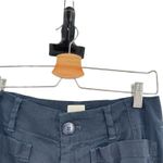 Anthropologie Maeve The Colette Pants Wide Leg Linen Edition Navy Blue Size 28 Photo 5