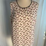 Talbots  Multicolored Blouse with Black Trim and Sunglasses Print Photo 8