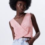 ZARA Pink Tank Top Photo 0