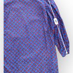 Whit Jude‎ Dress Cotton blue red Polka Dot Knee Length Shift Dress Size L Size L Photo 5