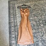 Oh Polly Princess Polly betta Vanore champagne gold midi satin slip dress 2  Photo 6