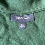 Modcloth Emerald Green Collared Top Size 3X Photo 4