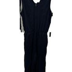 Cloth & Stone Anthropologie  Navy Blue Jumpsuit Romper size medium Photo 0