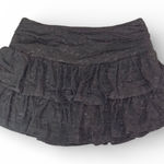 White Fox Boutique  Small Burning Heart Lace Mini Skort Black, Skirt With Shorts Photo 0