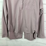 Mountain Hardwear Womens size Medium Canyon Pro Popover Long Sleeve Shirt Purple Photo 3