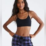 Aeropostale  Purple Plaid Lounge Shorts | Size: M Photo 2