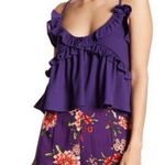 Romeo + Juliet Couture COPY - purple lace up crop top / S / Excellent condition Photo 0