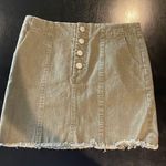 Newbury Kustom Army green jean skirt Photo 0