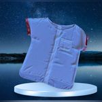 Maria Filo White Short Sleeve Top Size M full buttons at the back Size M Photo 1