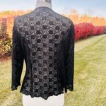 Alex Evenings  Black Lace Petite Jacket Photo 10