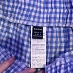 SheIn Ruffle Shorts Gingham Photo 1