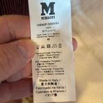 Missoni NWT M Rust Maroon Metallic Lame Pencil Straight Zip Party IT 40 US 4 Photo 3