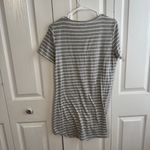 Ours lot of 2 striped short sleeve t shirt dresses size large Gray Photo 8