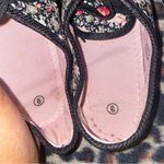 dark coquette vintage style whimsical fairycore floral canvas sneakers Black Size 9 Photo 7