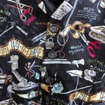 Nicole Miller Vintage 90s Silk Movie Production Actor Actress TV Film Theme Vest Photo 13