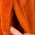 Old Navy NWT  Burnt Orange Cozy Teddy Sherpa Zip Lounge Jacket Photo 9