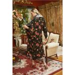 NWT New Aratta Charlene Kimono Dress M Black Floral Sequin MSRP $222 Size M Photo 6