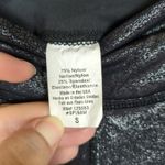 Beyond Yoga Shimmer Essential Long Legging Black Silver Foil Women's Small Photo 5