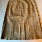 Gloria Vanderbilt  camel color suede SAMPLE skirt 30” waist Photo 1