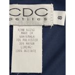 CDC Petite Sleeveless Shiny Glitter Sheath Dress Size 8 Blue Photo 12