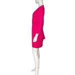 Fraiche by J Long Sleeve Tie Front Dress Cherry Women’s Sz M Pink Size M Photo 3