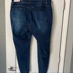 NEW Honey and Bristle premium denim skinny high rise Push Up Frayed Hem Sz 24 Blue Photo 4