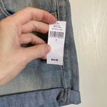 Gap  New Light Wash Distressed Mid Rise Cuffed Denim Shorts #Pk Photo 4