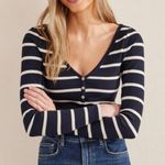 Boden USA Boden Henley Ribbed Top Photo 4