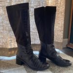 Newport News Suede And Faux Crocodile Boots Photo 2