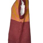 Umgee Wild Ride Red Brick Animal Print V-Neck Vest Size Small Photo 4