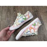 Coach  Barrett Size 8.5M Signature C Logo Sneakers Canvas Shoes Pink White Photo 4