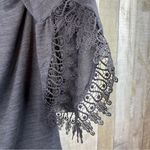 Win Win Size (L-XL) Open Sleeve Gray Lace Over Sized Tunic Wear on/off S… Photo 3